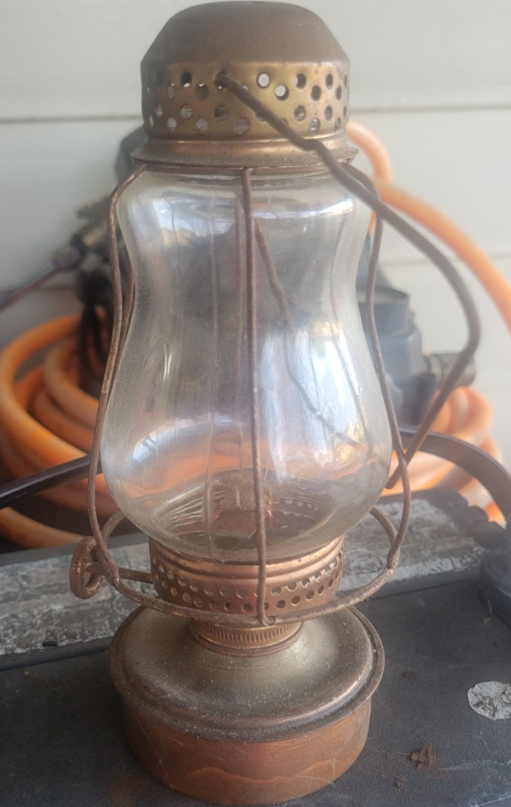 antique brass skaters lantern | eBay
