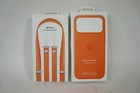 Combo Genuine OEM Apple Crossbody Lanyard Strap Silicone Case iphone 17 Pro Max