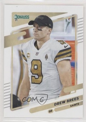 2021 Panini Donruss Photo Variation Drew Brees #93 HOF 0p6