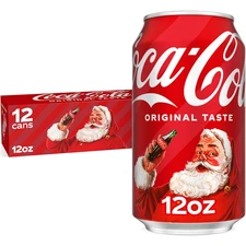 Coca-Cola Fridge Pack Soda Soft Drink, 12 Fl Oz Cans, 12 Pack - Classic Cola Sod