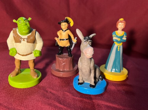 2003 Play-doh Shrek Mold Stamp Stamper Set of 4 VTG