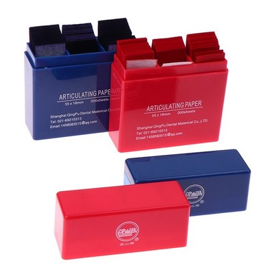 300Sheets Dental Articulating Paper 55*18mm Bite Strips Oral Teeth Care Material