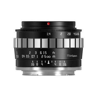 Auflösung TTArtisan 23mm F1.4 APS-C - Fuji X Mount schwarz & silber Objektiv