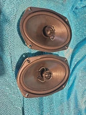 2 Powerbass S-6902T 6x9 2way Coaxial Speakers Car Audio Tested Works Pair of 2