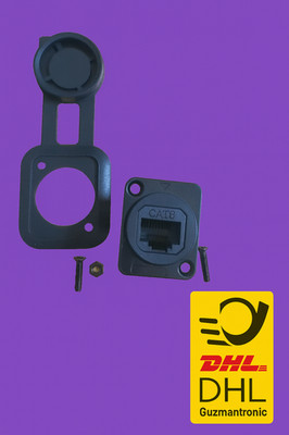 D-Typ Panel-Mount Einbaubuchse   RJ45 (Ethernet)