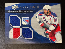 2007-08 Upper Deck Sweet Shot Jaromir Jagr Sweet Stitches Triples /299 (#SST-JJ)