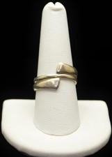 Sterling Silver Layered Wrap Design Ring SZ 6.0 FMF230