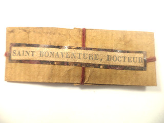 ANTIQUE RELIQUARY RELIQUE RELIC SAINT BONAVENTURA / S. BONAVENTURE