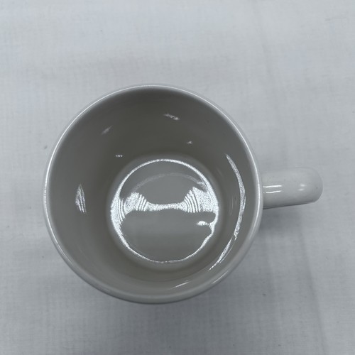 Taza de café de cerámica de colección del equipo de patinaje artístico de Estados Unidos Sopa Campbell sensible al calor usada en excelente estado - Imagen 3 de 6