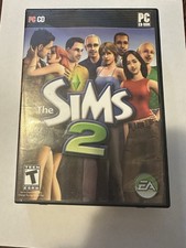 The Sims 2 PC CD-ROM Game 2005 4 Disc Set USED CONDITIONS
