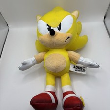 Peluche Super Sonic da collezione esclusivo 2022 Jakks Pacific 14"