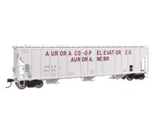 Walthers Proto HO Scale 55' Evans 4780 Covered Hopper Aurora Coop 26120