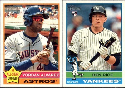 2025 Topps Heritage BASE SINGLES! U-PICK! YOU COMPLETE YOUR SET! (#251-500)