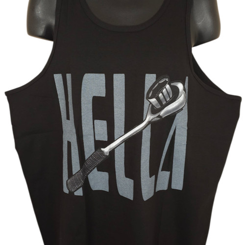 Hella Tool Tank Top Mens Size 2XL Black Socket Wrench
