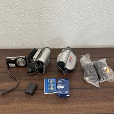  Lot Of 3 Sony  Nikon For Parts Repair Camcorder Camera Untested Bundle