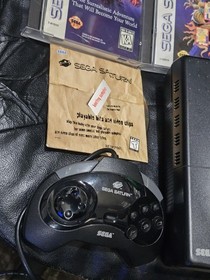 SEGA Saturn Console MK-80000 Bundle! Controller & 4 Games! Excellent Condition! 