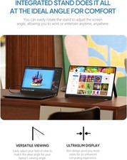 16.1'' 144Hz Portable Gaming Monitor, 106% sRGB 1080P FHD HDR, Ultra Slim 4