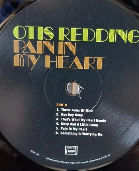 Otis Redding Pain In My Heart LP vinyl Italy Ermitage 2017 brand new sealed - Image 4 of 4