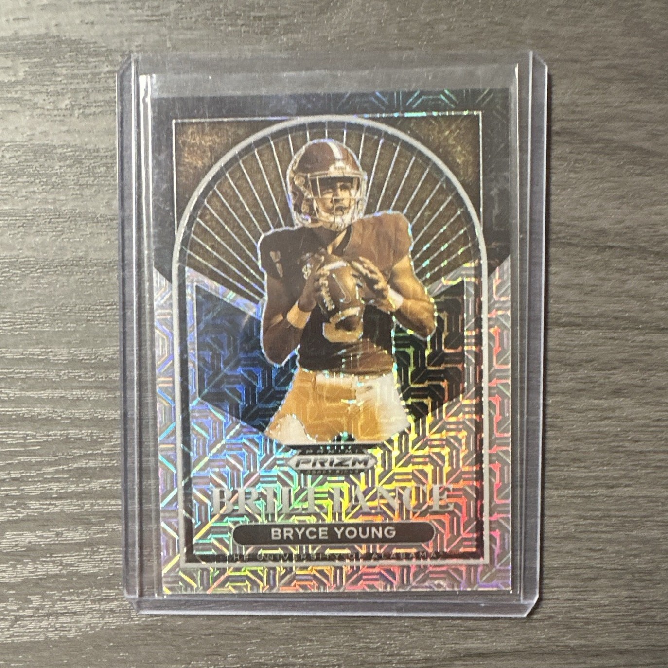 Panini 2023 Prizm Draft Picks Bryce Young Brilliance Mojo Prizm RC BR-16 /25