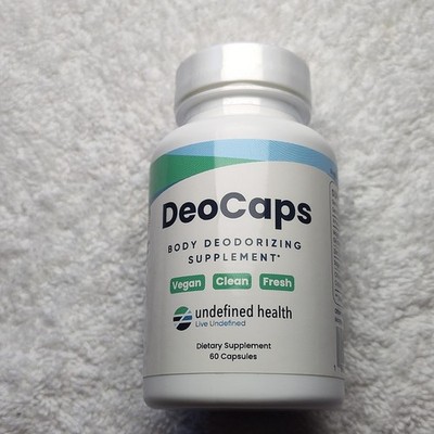 Undefined Health DeoCaps Magnesium Zinc Sage Chlorophyllin 60 Vegan Capsules