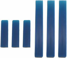 6PCS Piano Tuning Tool Set with Mute Bar Rubber Mute Fixing Tools Blue 3 Long