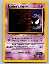 Pokemon TCG Gym Challenge - Sabrina's Gastly 96/132 Common MP