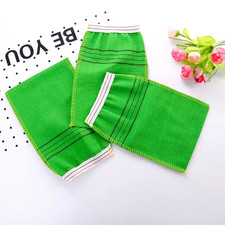 Korean Asian Exfoliating Bath Washcloth Body Scrub Shower Wash Cloths Dead Skin 