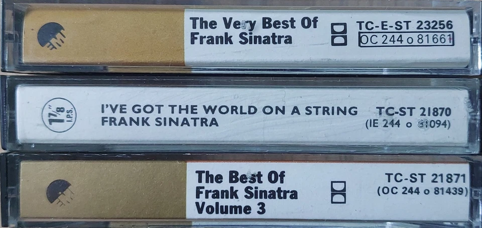 3 x FRANK SINATRA Cassette Albums: BEST OF VOL 3, WORLD ON A STRING & VERY BEST - Image 3 of 4