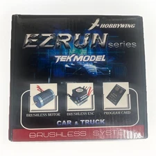 Hobbywing Ezrun Tekmodel Brushless Motor ESC 35A-SL Program Card 9T-3650s-4300Kv