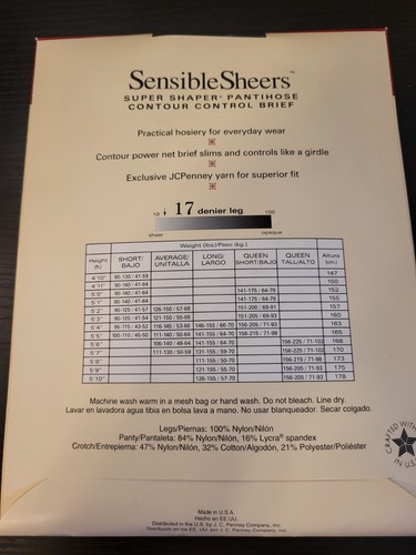 3 Pairs Worthington Sensible Sheers Super Shapers Average Taupe Oatmeal Navy - Picture 4 of 12
