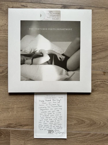 Taylor Swift Tortured Poets Department Vinyl LP - RSD Letter -  Sealed - New