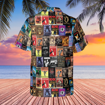 rock band dress shirts Unisex Official Band T-shirt Merch - Men's Casual Cotton Rock Metal Concert Tee