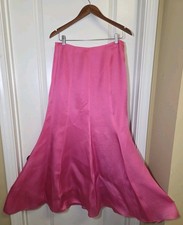 FRASCARA Mermaid 100 silk SKIRT hot pink fuscia Size 8 US