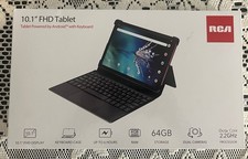 RCA 10.1" FHD Tablet Keyboard, Model 1547RB 17 4GB/64GB Great Condition