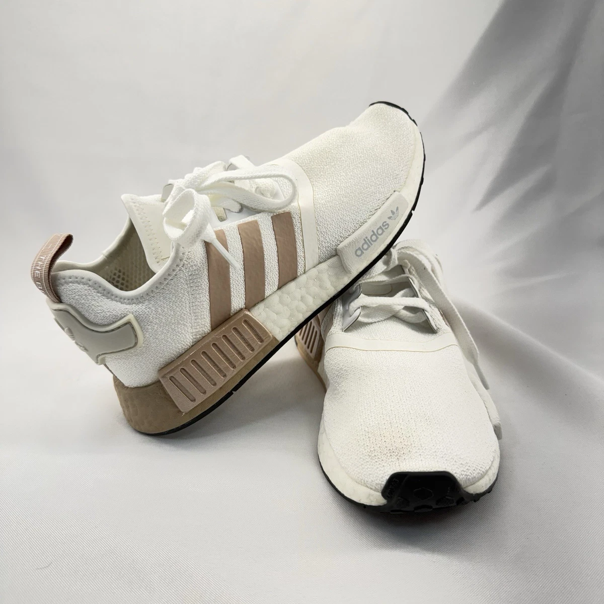 adidas gazelle silver green womens Shop Beige Womens NMD R1 Lace Up Sneakers – Shoebacca