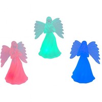 3X Led Engel Mit FlöTe Harfe Notenbuch - Dekoration Weihnachten Christmas Time