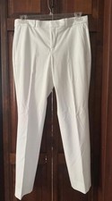  98.50 NWT Banana Republic Ryan Women's Pants White Stretch, Lining Size 8
