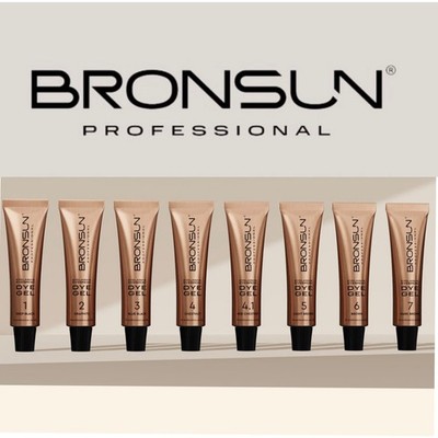 BRONSUN  Wimpern & Augenbrauen Farbe , Gelfarbe , Neue Formel (15m.)