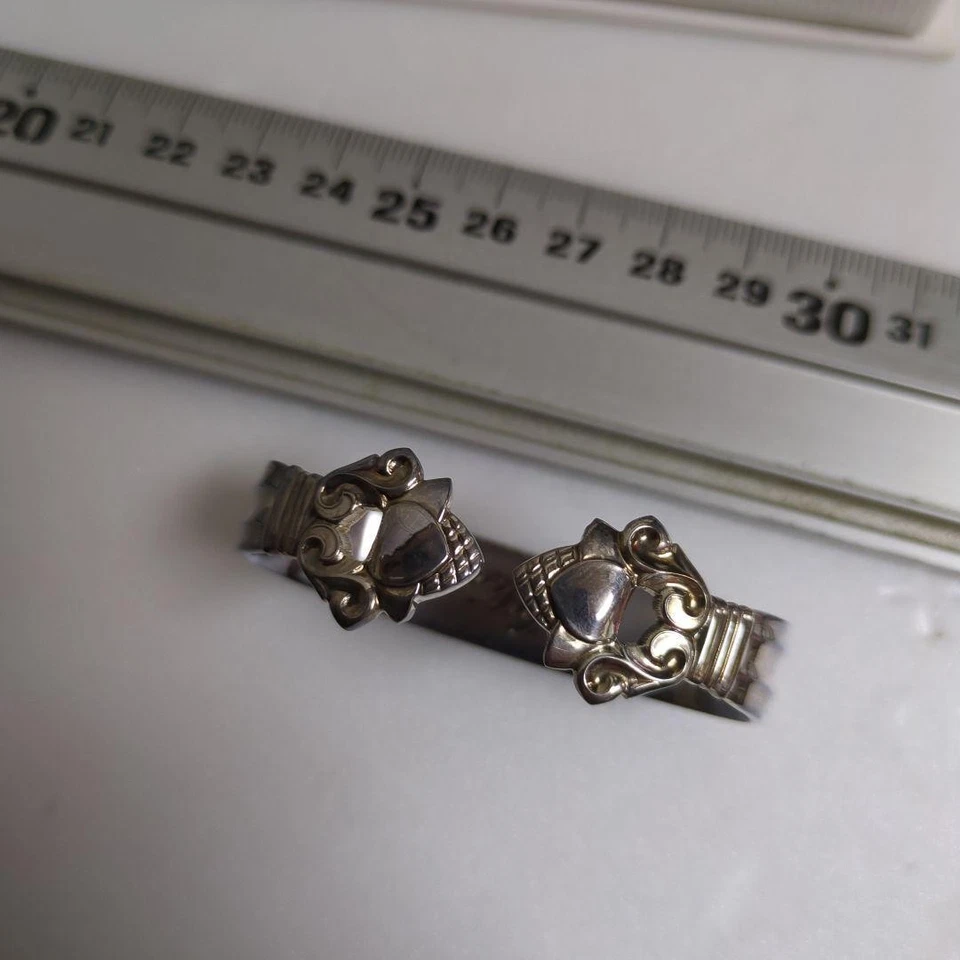 Anillo Servilletero Georg Jensen Bellota Plata Esterlina De Colección Casi Como Nuevo De Japón Foto 2 de 4