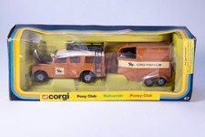 Corgi GS 47 Pony Club Land Rover 109 WB & Rice Beaufort Double Horse Box Boxed
