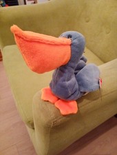 Ty Beanie Babies Scoop the Pelican 🐦 Retired with Tags