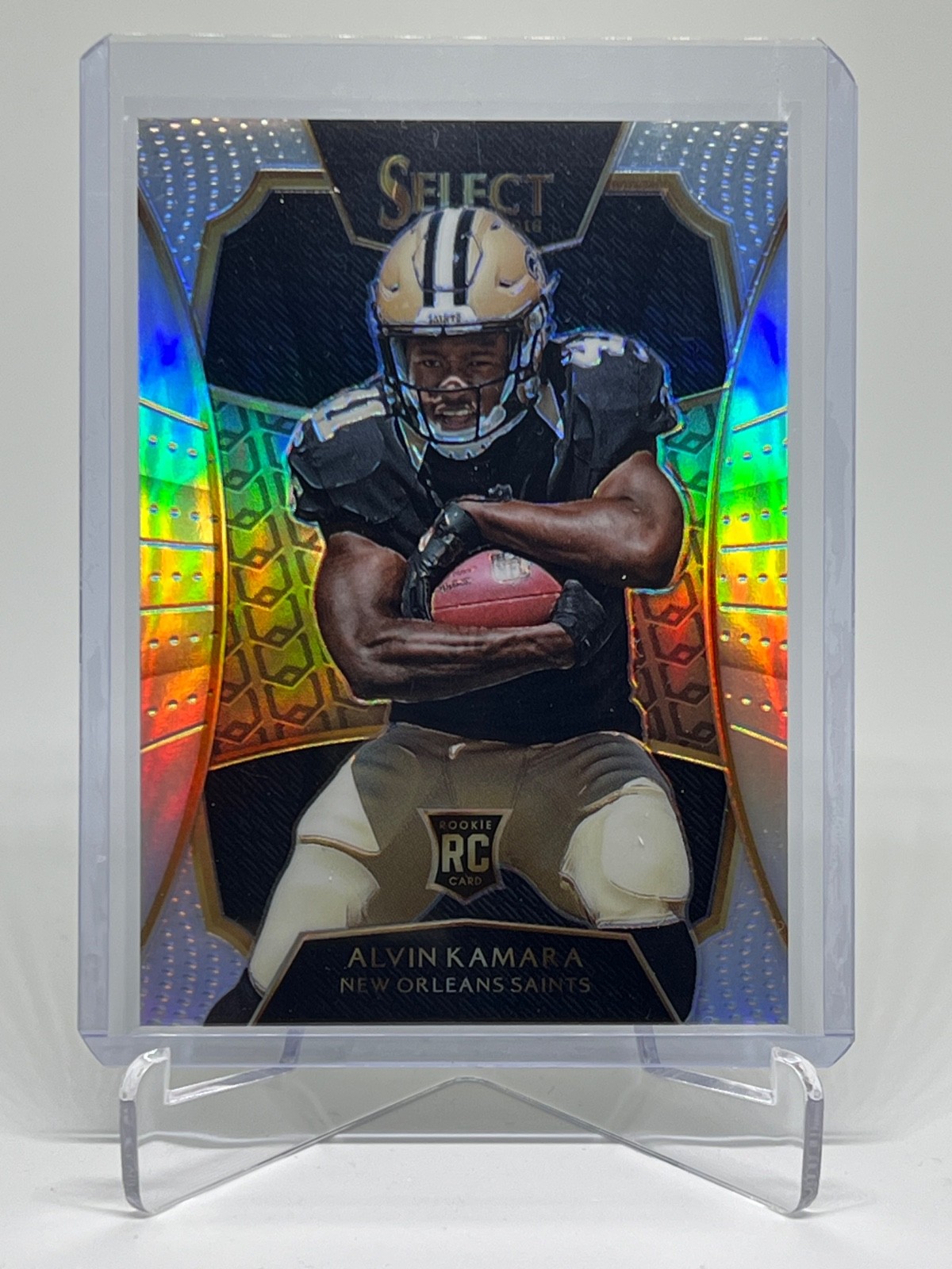 2016 Panini Select 2017 XRC Silver Prizm #10 Alvin Kamara RC New Orleans Saints