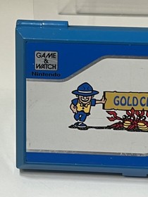 Vintage 1988 Nintendo Game & Watch GOLD CLIFF Multi Screen nice NO Bleed Works