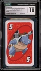 Pokemon Blastoise 5 Red Pocket Uno Playing Cards CGC 10 Gem Mint