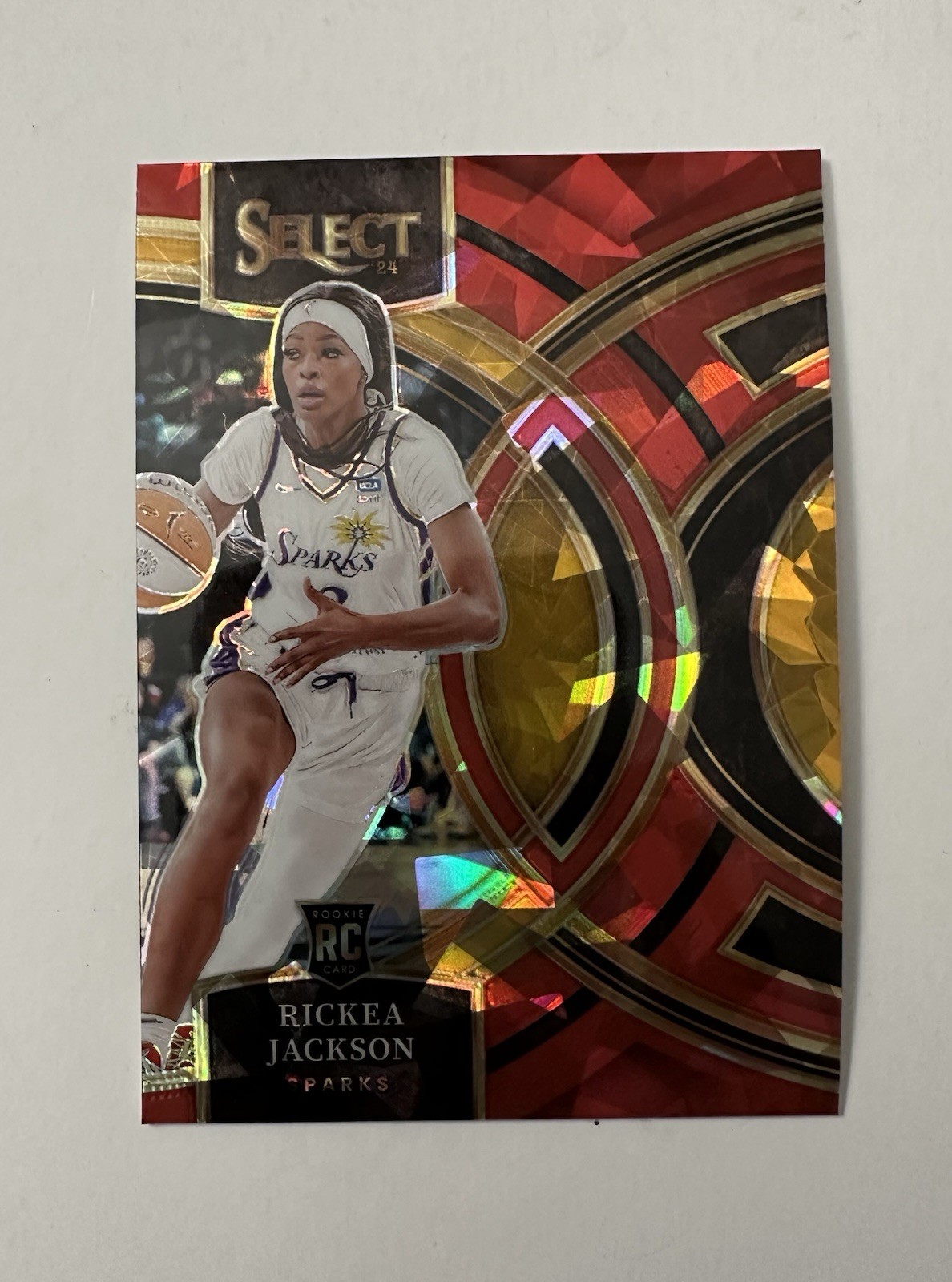 2024 Select WNBA Rickea Jackson #127 Red Ice Prizms RC Premier Sparks
