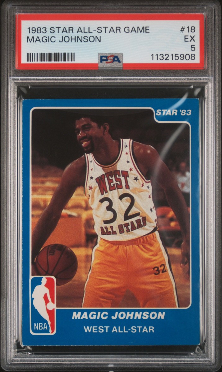 1983 Star NBA All-Star Game - Magic Johnson #18 for sale