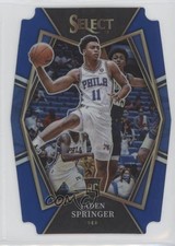 2021 Select Premier Level Blue Prizm Die-Cut /249 Jaden Springer Rookie RC 0z0v