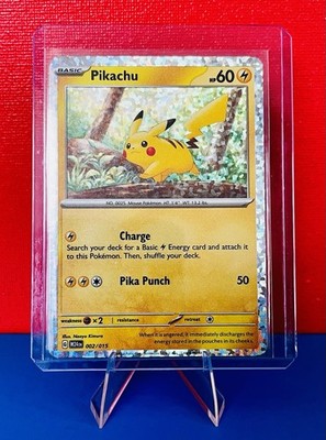 Pikachu 002/015 McDonald's 2024 Holo Pokémon Card 🔥 Rare Chase