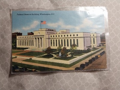 Post Card Federal Reserve Building Washington D.c. Unused