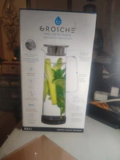 WATER PITCHER Fruit Tea Infusion Flavor Infuser Sangria Cold Beverage GROSCHE